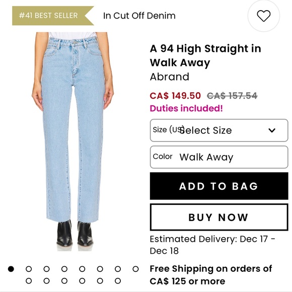 A Brand Jeans - Picture 1 of 8